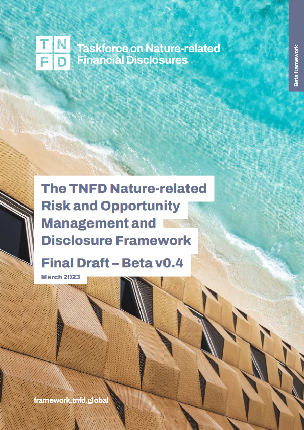 TNFD launch beta version of Framework - Global Ethical Finance Initiative