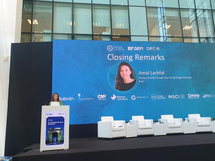 Path to COP28 Sustainable Finance Summit held at DIFC - Global Ethical ...