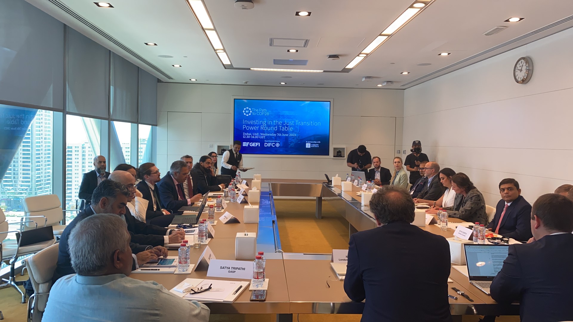 Private Path to COP28 Round Table on the Just Transition held at DIFC ...