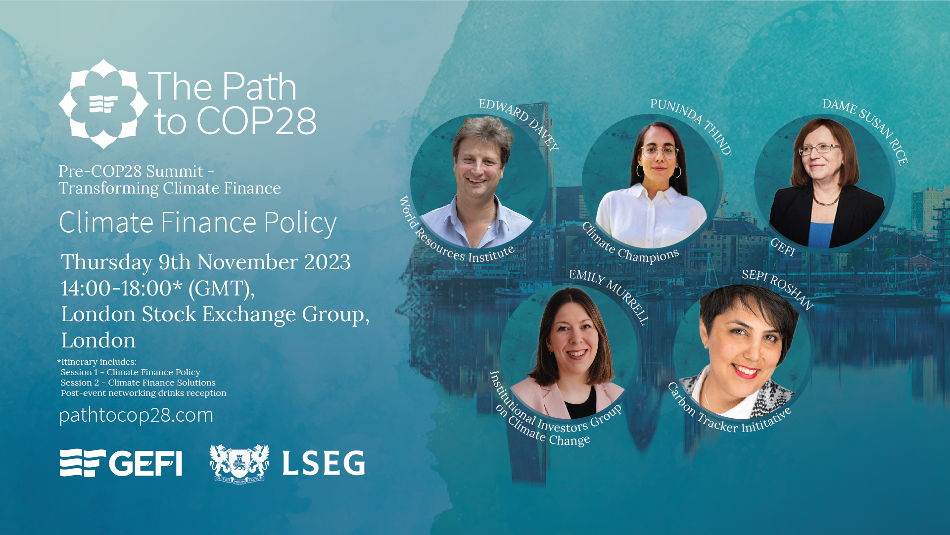 Pre-COP28 Summit – Transforming Climate Finance - Global Ethical ...